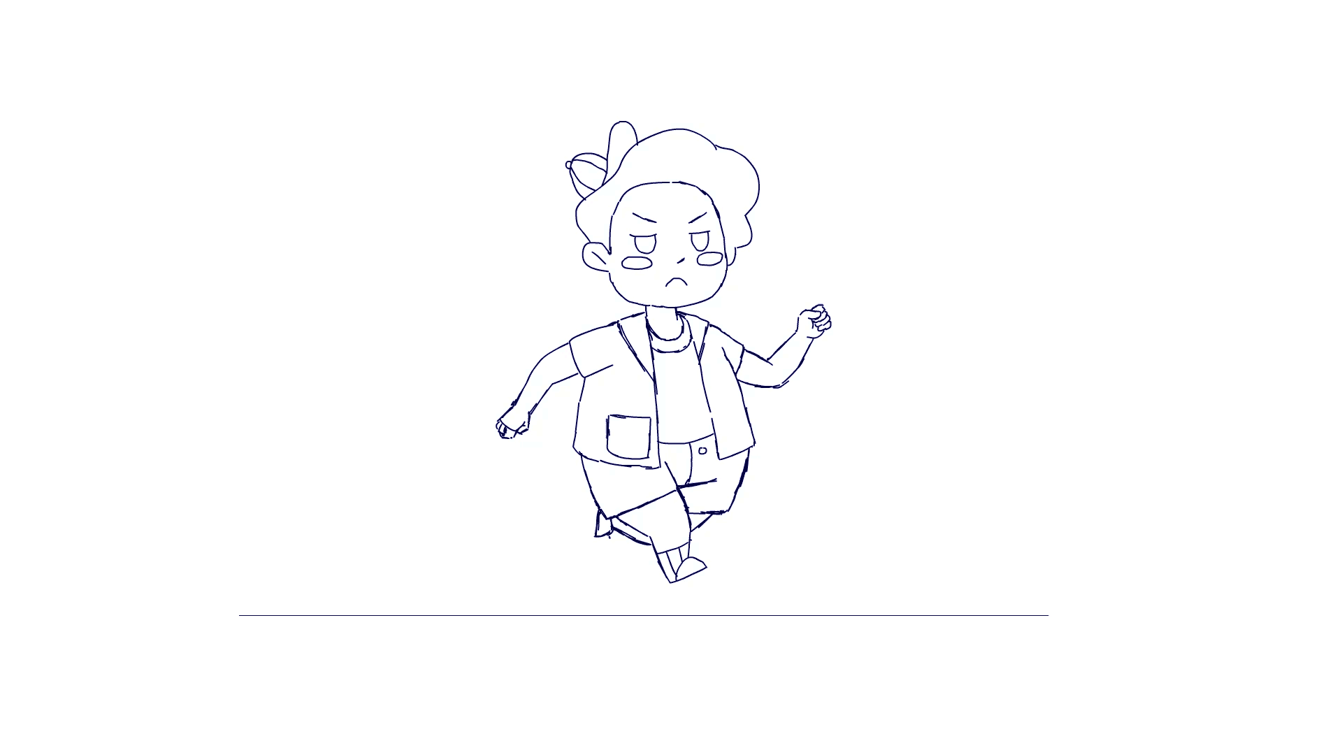 Little boy running - image 2 - student project