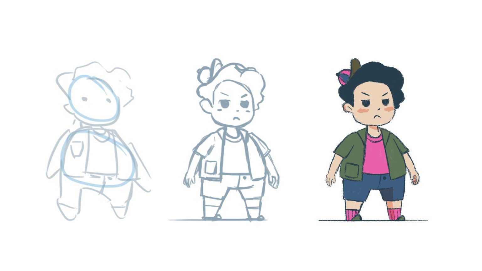 Little boy running - image 1 - student project