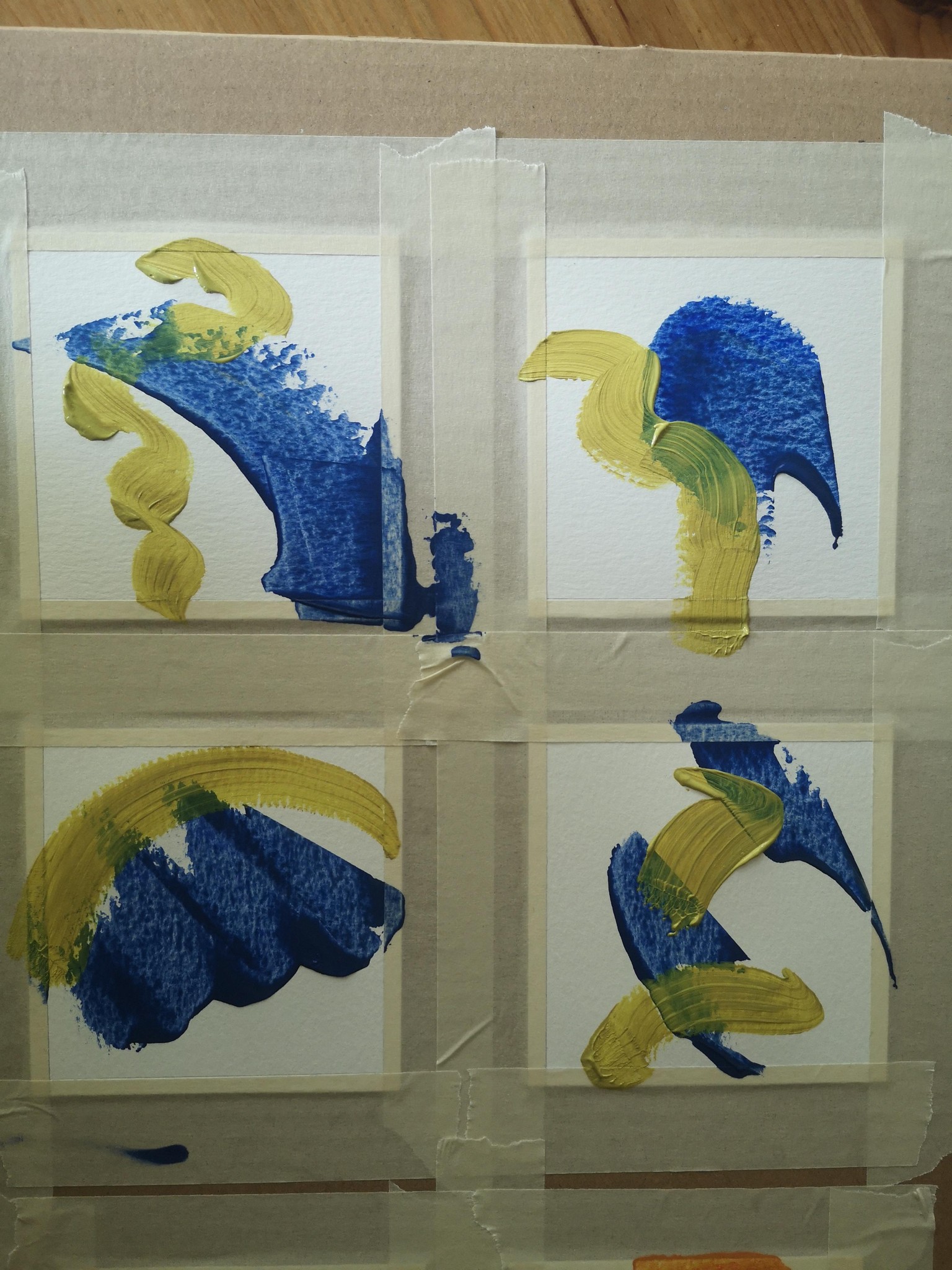 Kurs Abstrakte Acryl Bilder - image 7 - student project