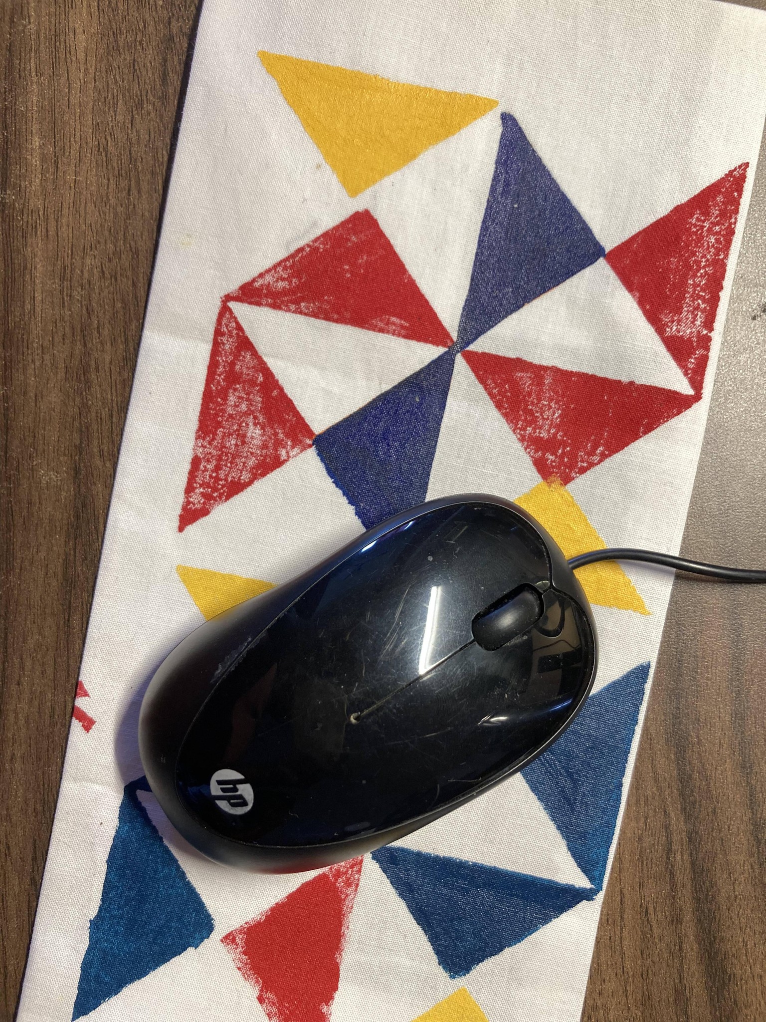 Block Printed Mouse Pad - image 1 - student project