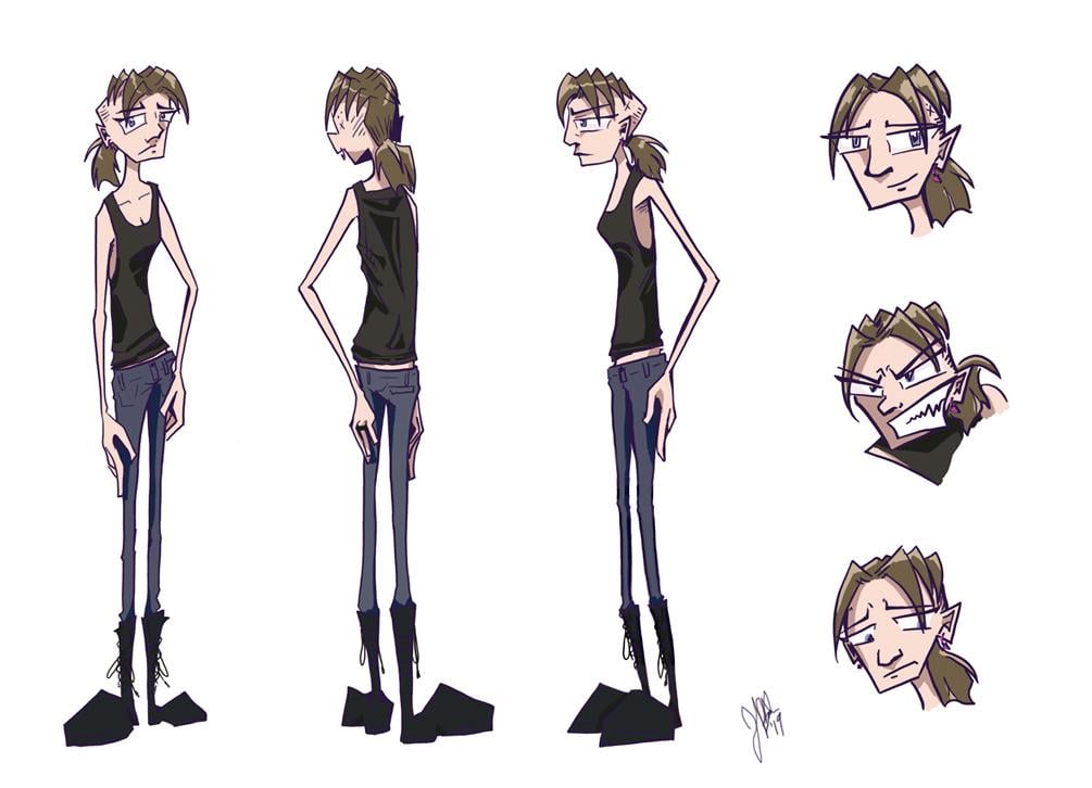 Character Model Sheet - image 1 - student project