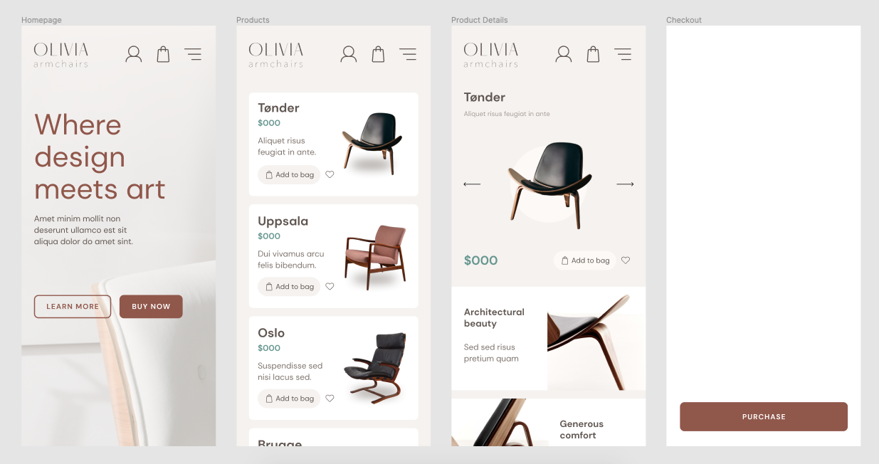 Figma UI UX Design Essentials - image 13 - student project
