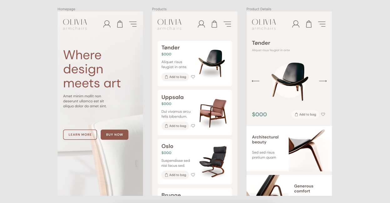 Figma UI UX Design Essentials - image 12 - student project
