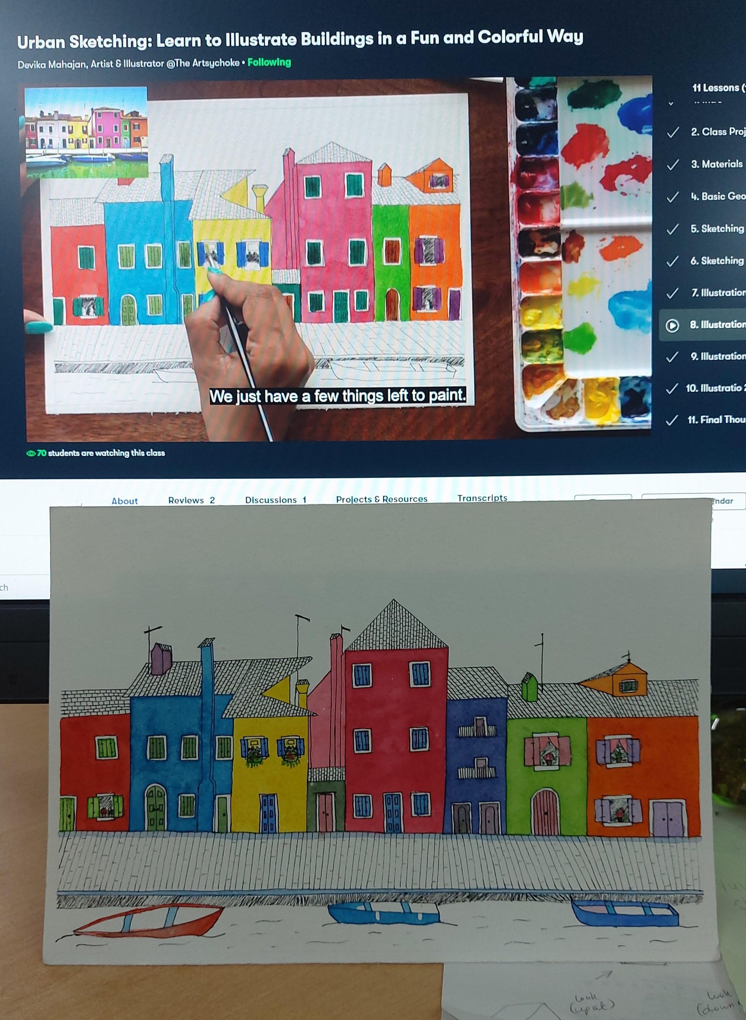 Urban Sketching Made Simple! - image 2 - student project