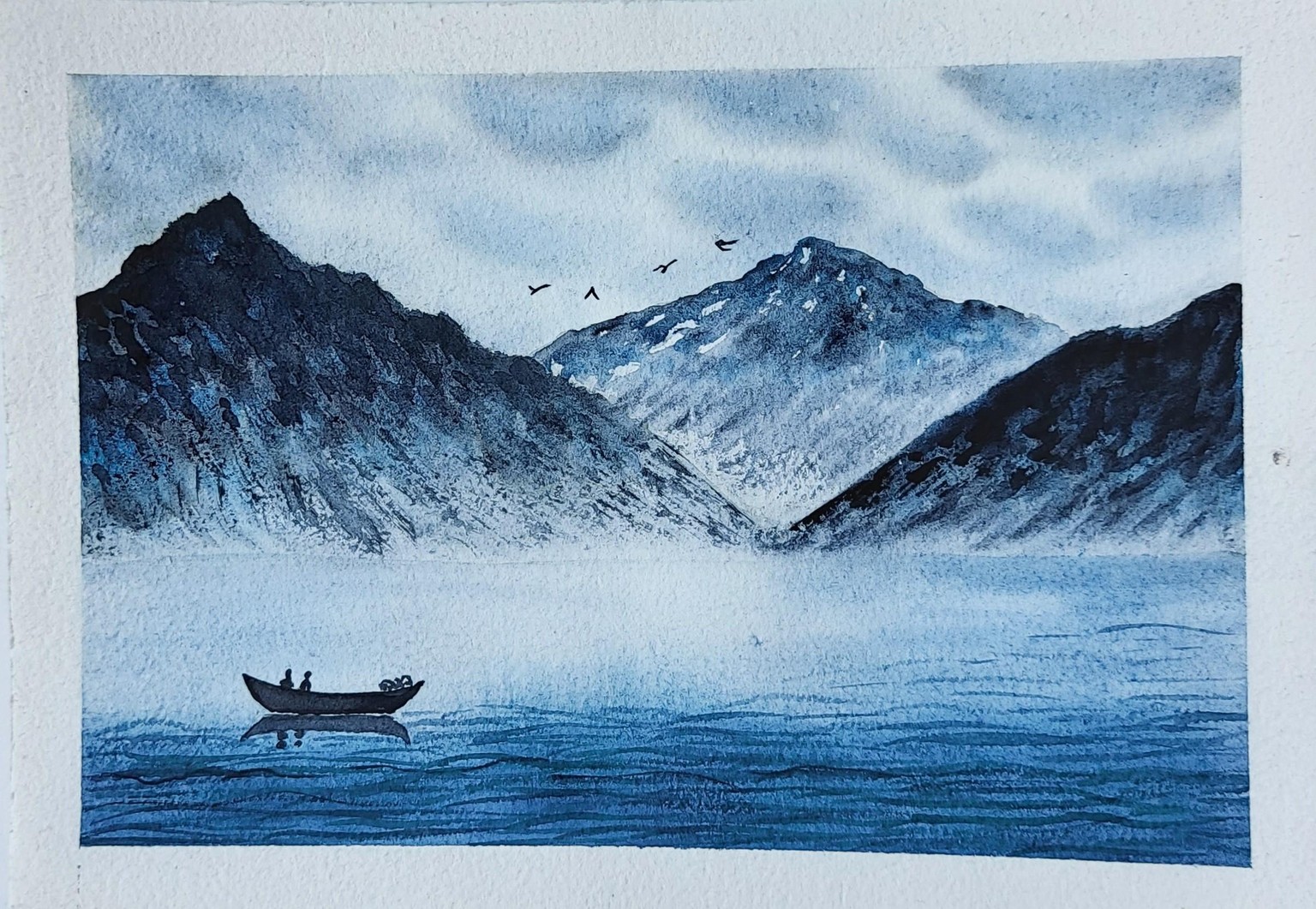 Serene Mountainscape/River - image 1 - student project