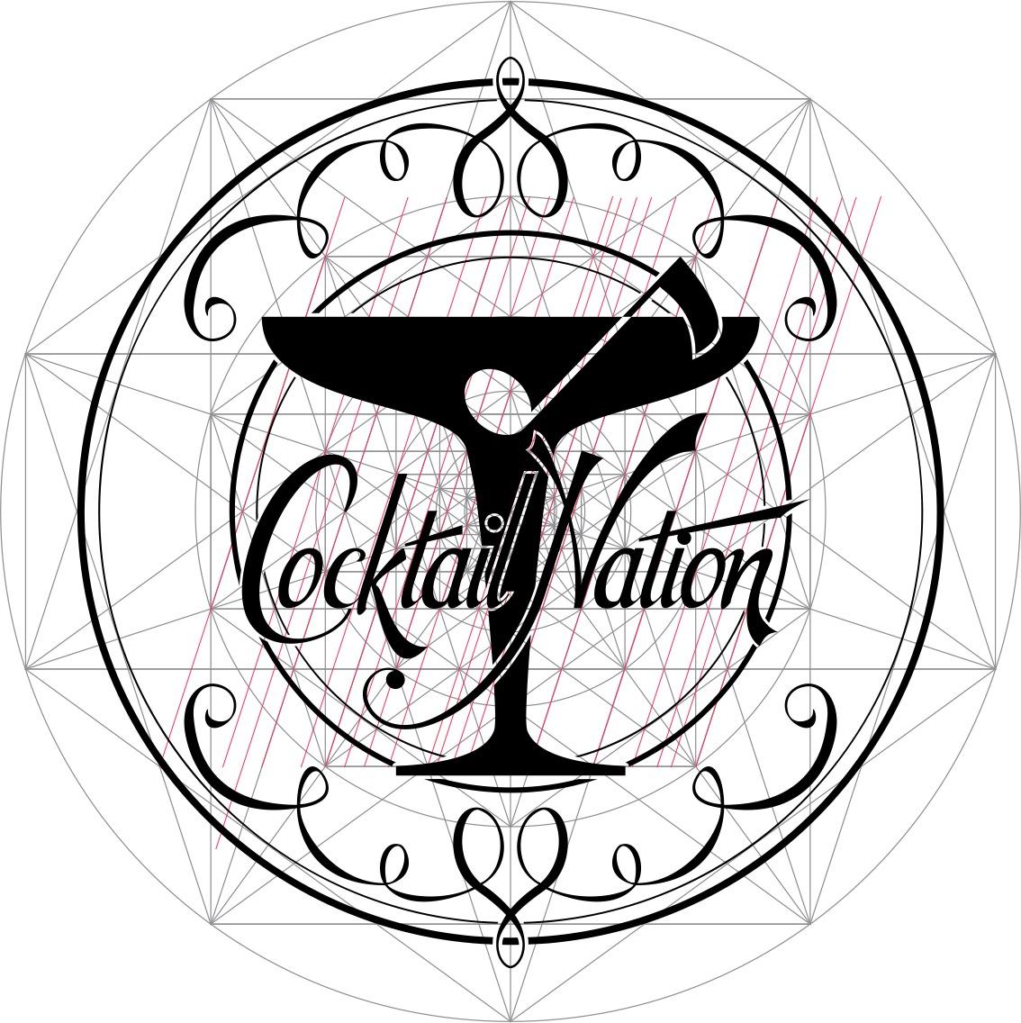 Cocktail Nation - Logo for a Band - image 4 - student project