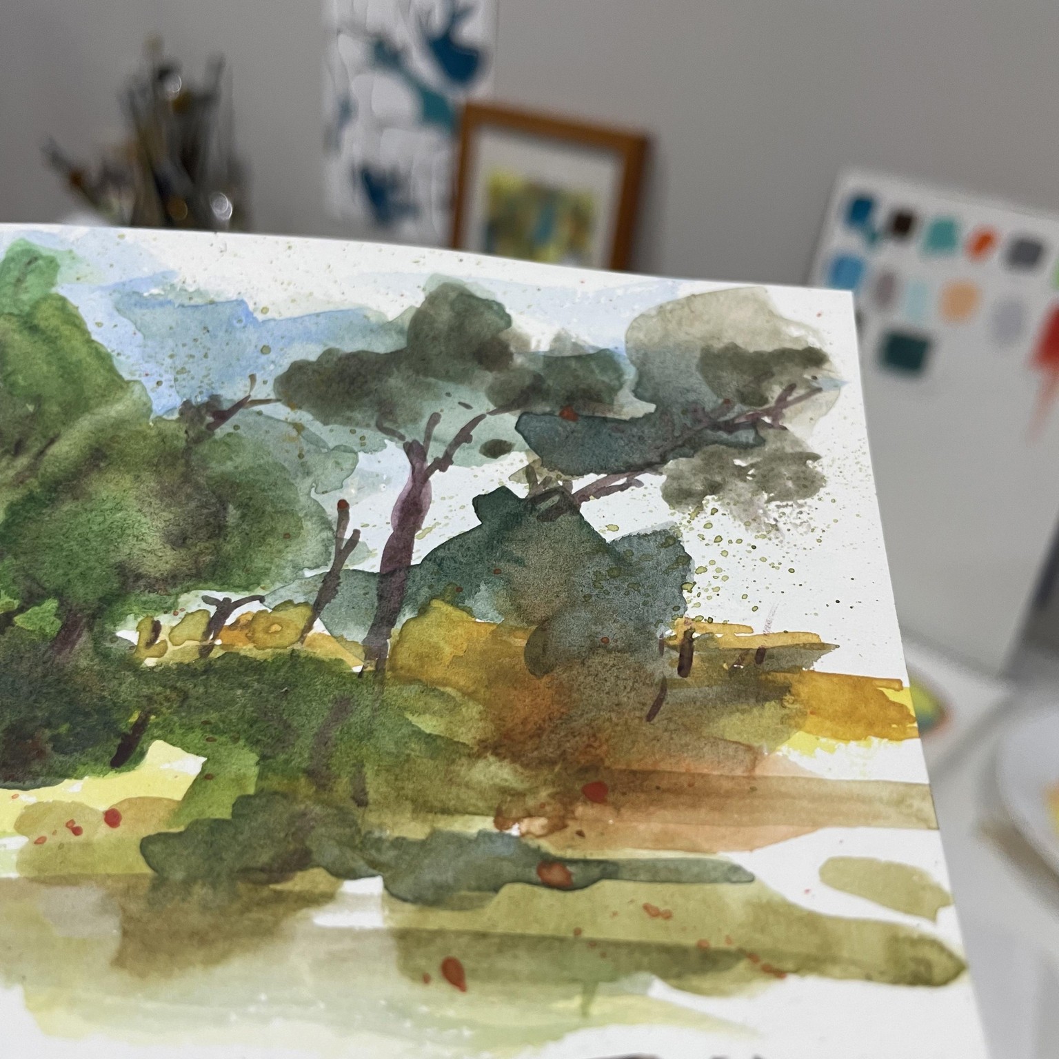 fun learning watercolor - image 3 - student project