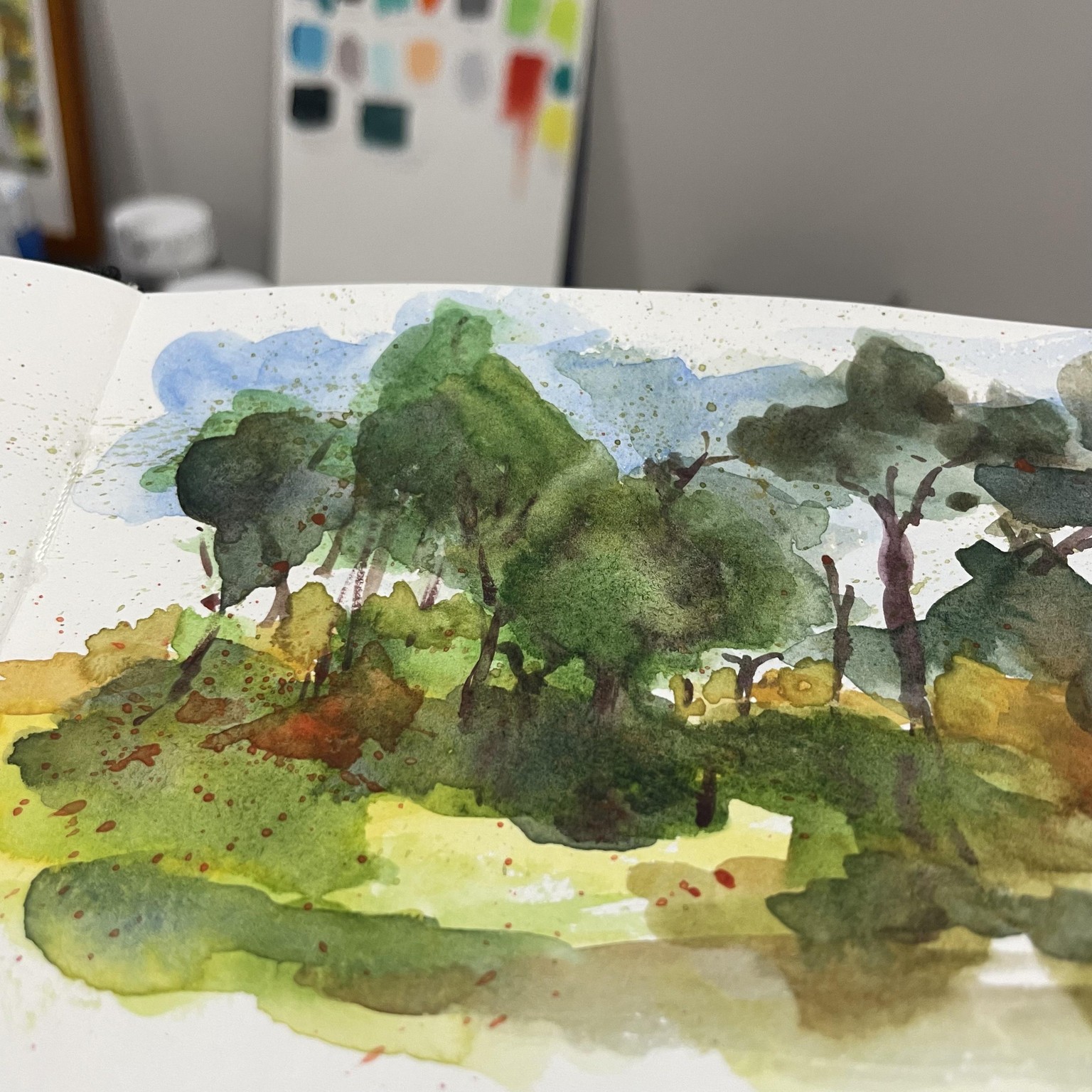 fun learning watercolor - image 2 - student project