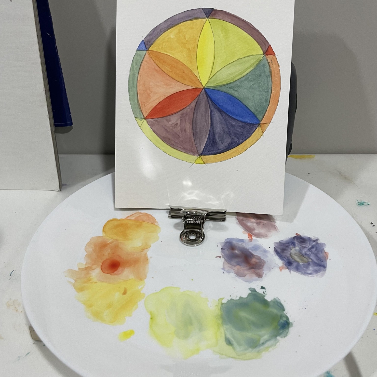 color wheel flower Mandala - image 1 - student project