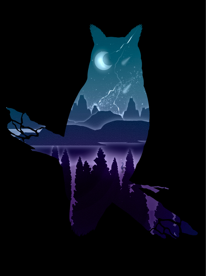 Owl Lightbox w/Nessy - image 1 - student project