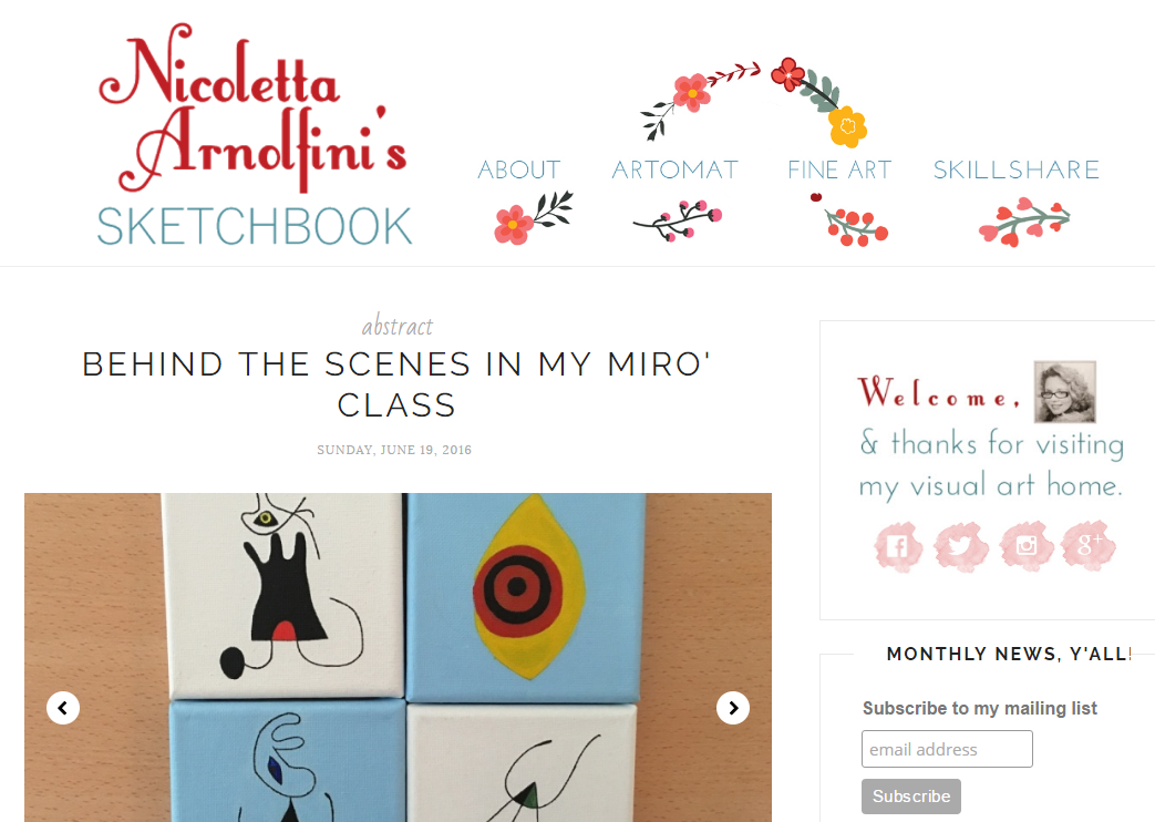 Nicoletta Arnolfini's Sketchbook - image 1 - student project