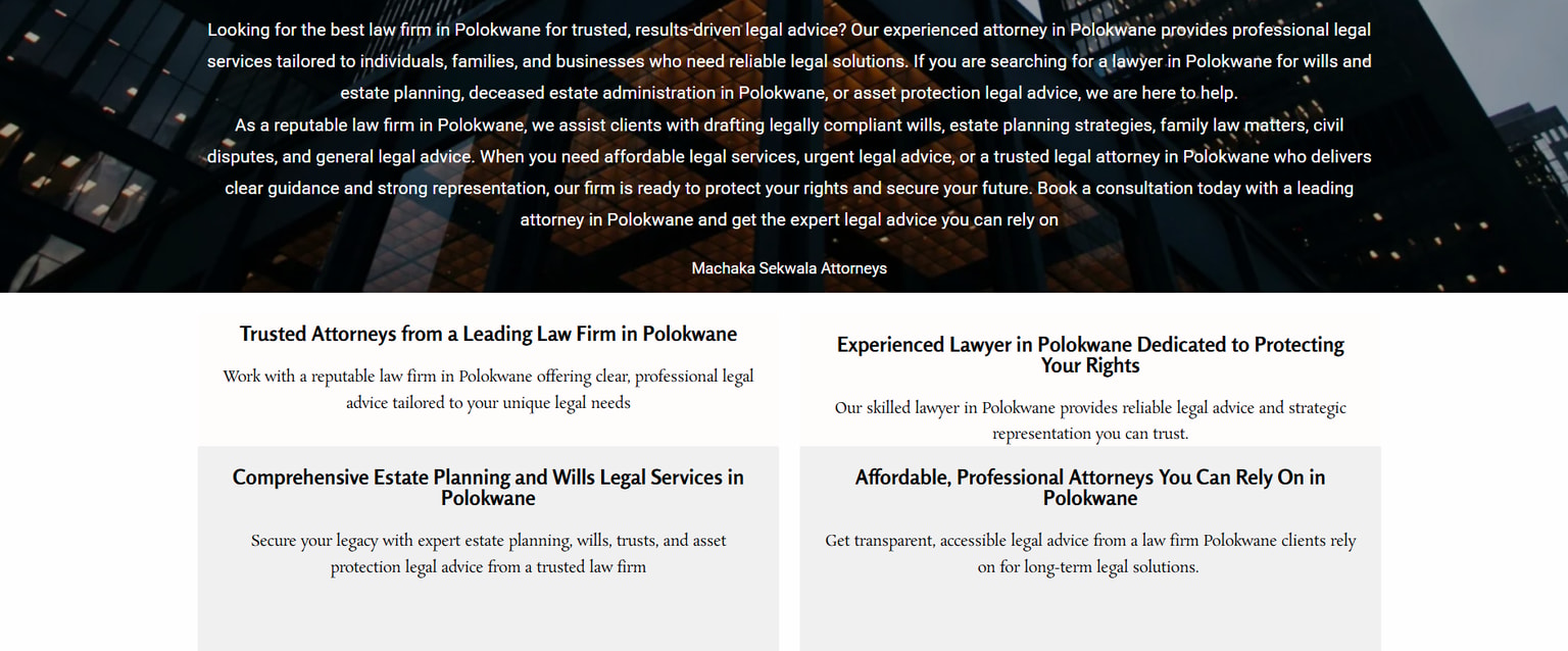 Attorneys website - image 4 - student project