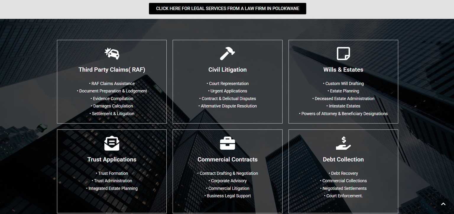 Attorneys website - image 2 - student project