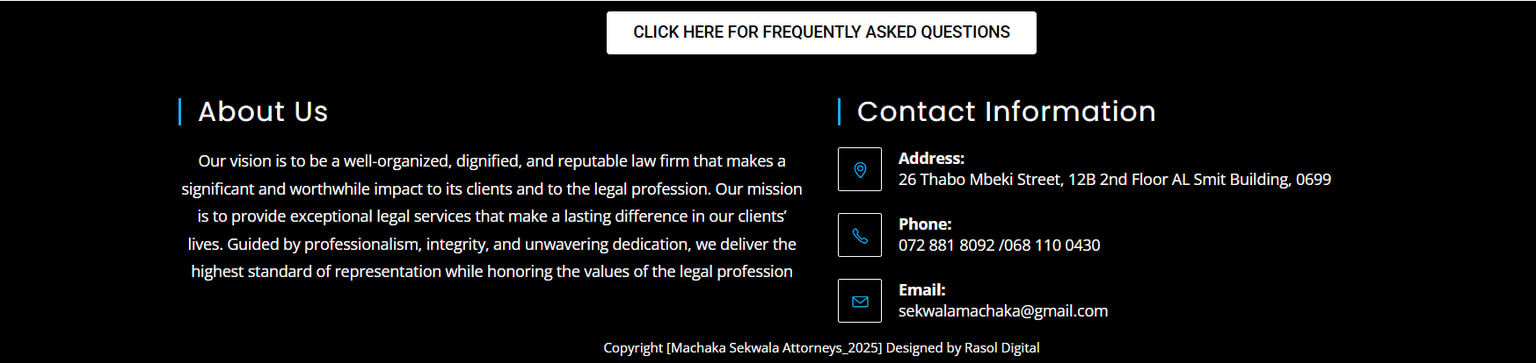 Attorneys website - image 5 - student project