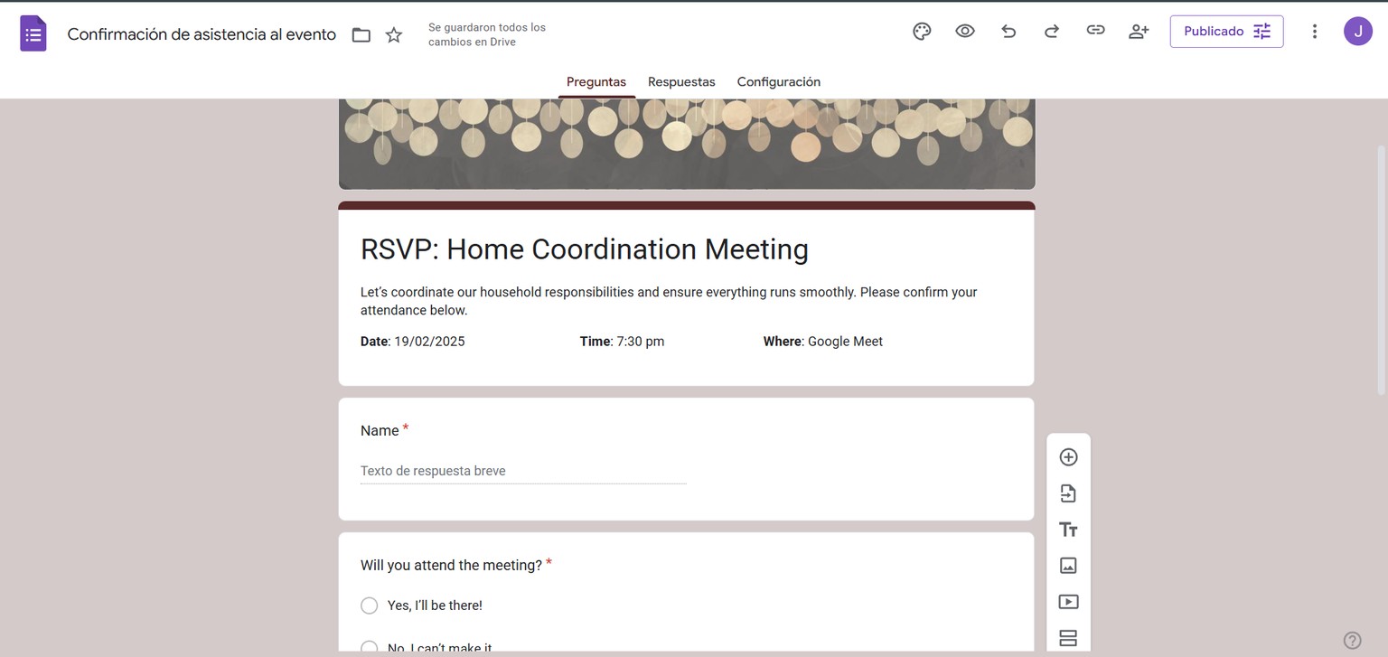 Fer's Google Workspace - image 4 - student project