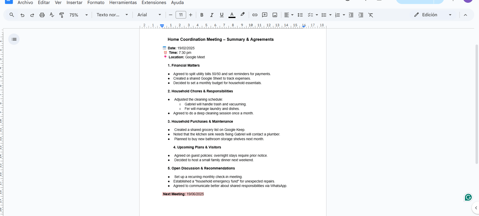 Fer's Google Workspace - image 9 - student project