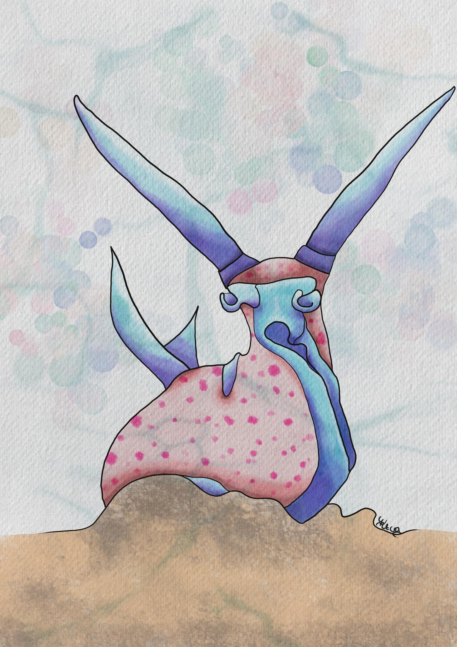 Watercolor & Ink Illustrations on Your iPad in Procreate - image 1 - student project