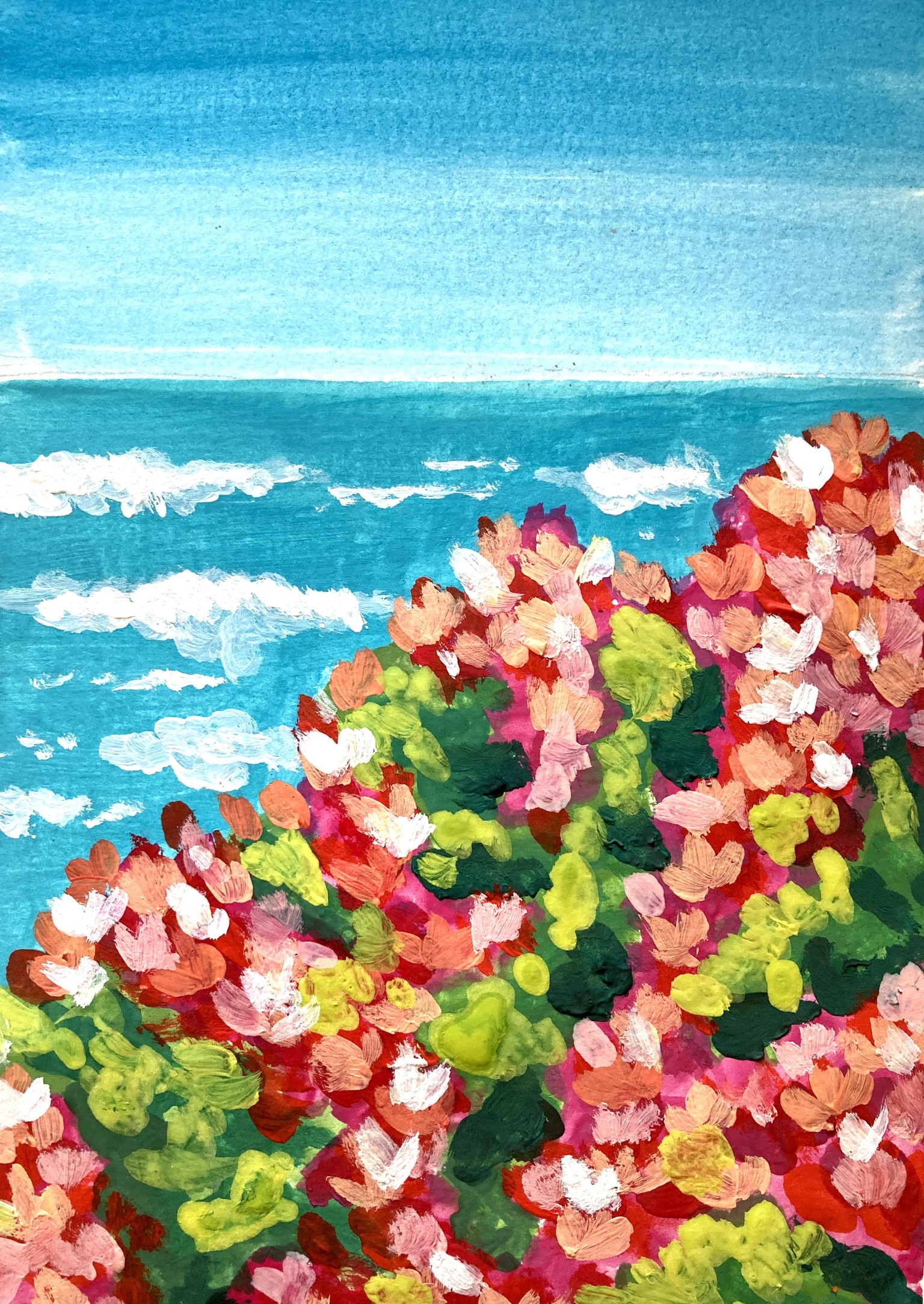 Gouache mini paintings - image 1 - student project