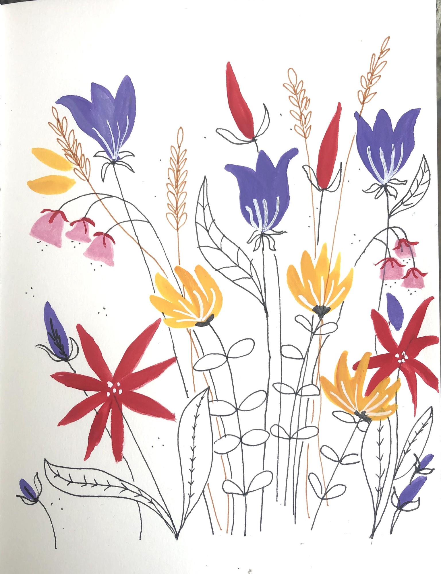 Decorative flowers - image 1 - student project