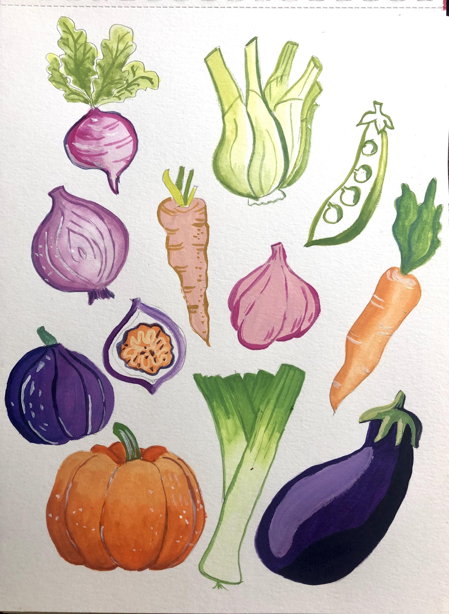 Veggies and fruit - image 1 - student project