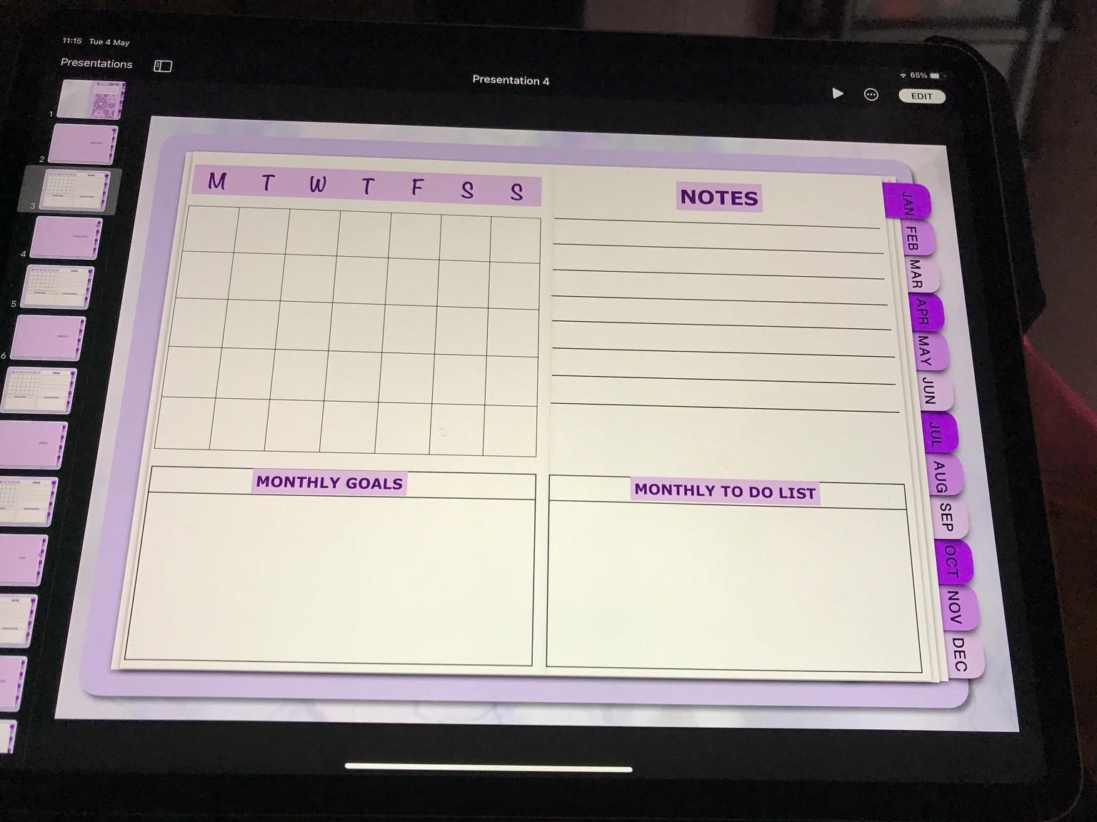 Digital planner - image 1 - student project