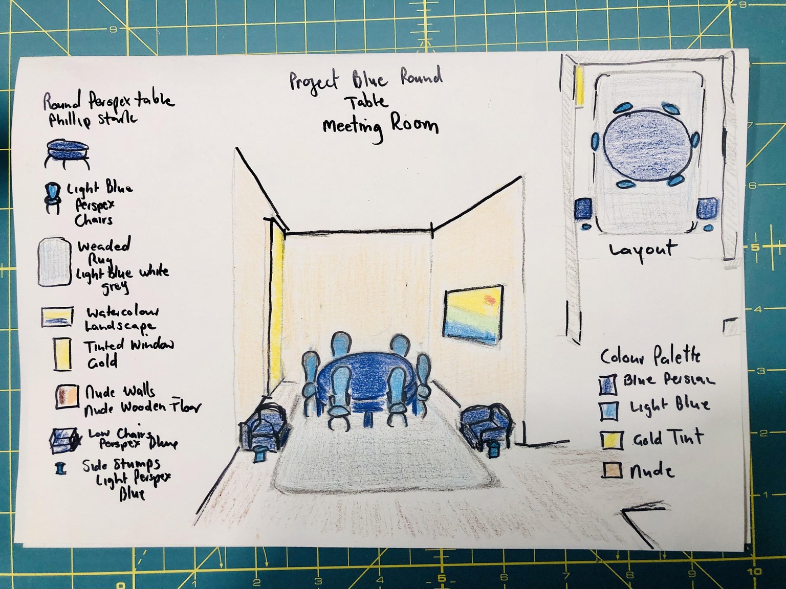 Quick first perspective drawing and class project - image 1 - student project