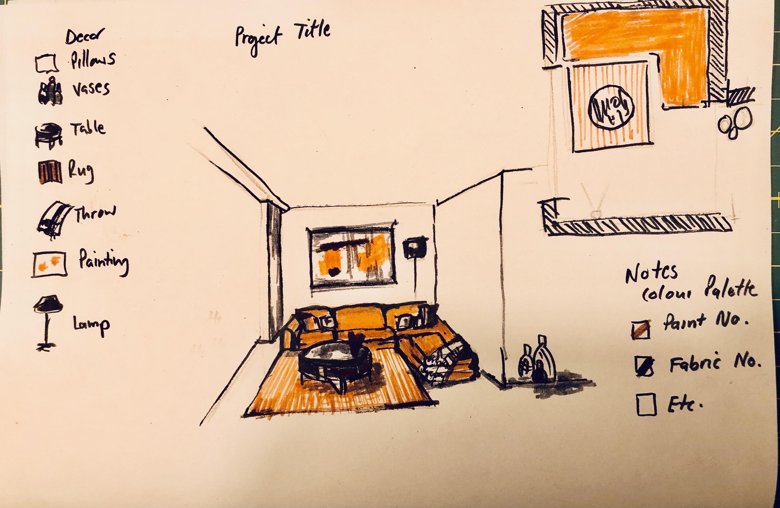 Quick first perspective drawing and class project - image 2 - student project