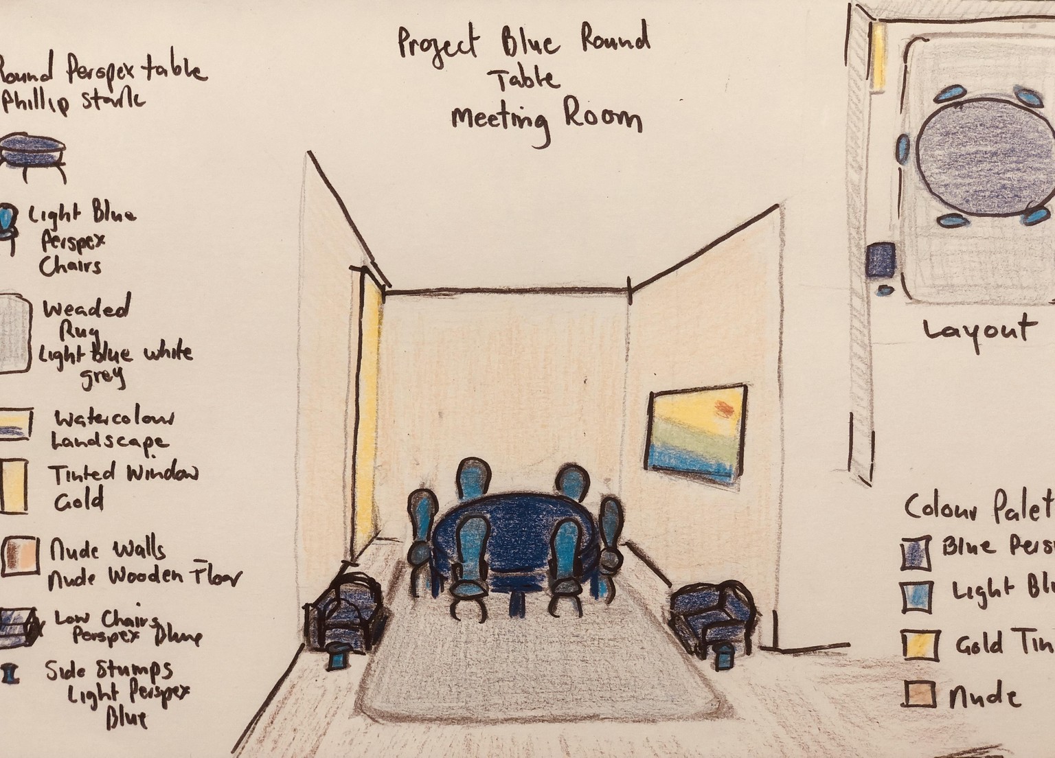 Quick first perspective drawing and class project - image 3 - student project