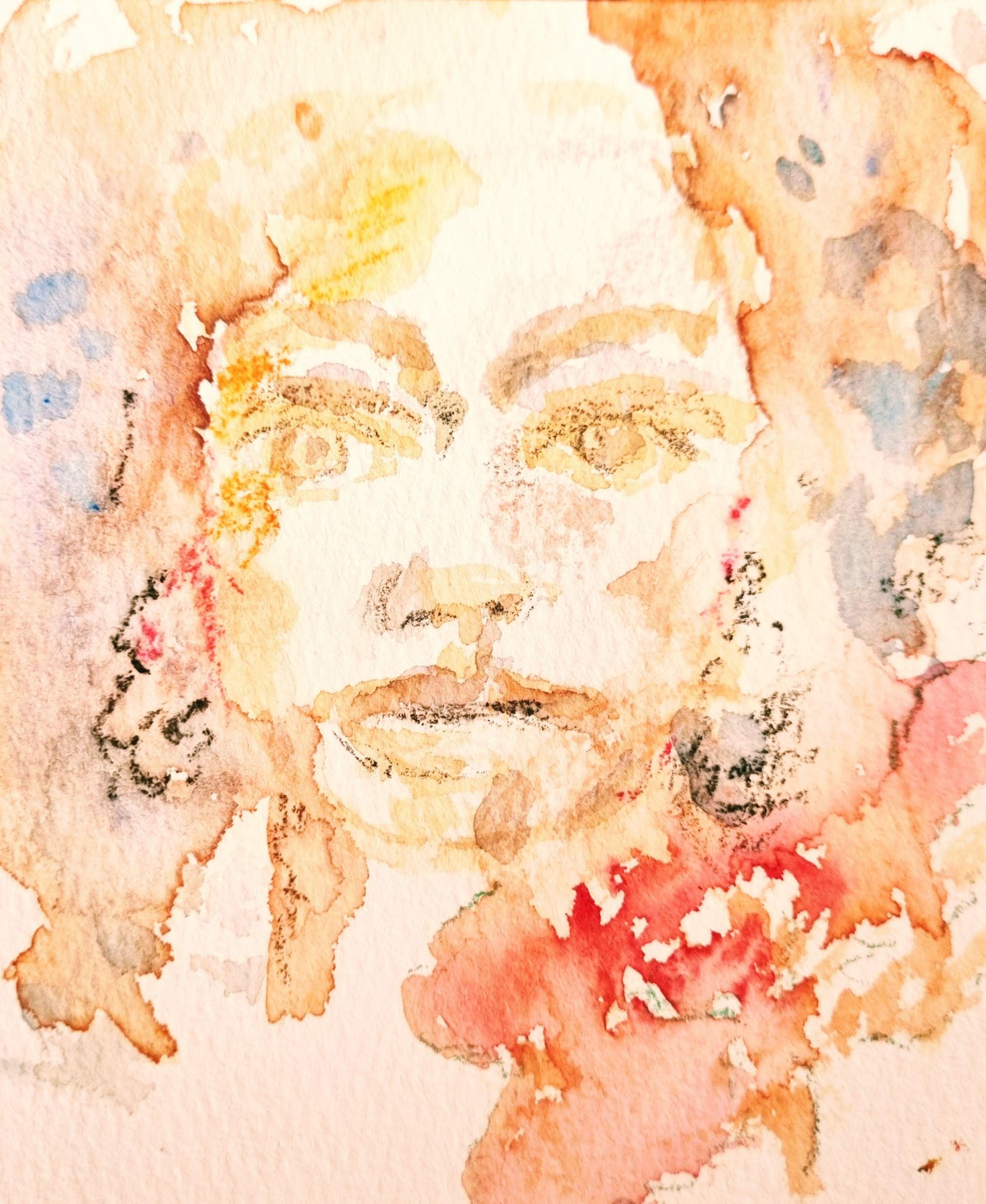 Girl with Red Flower - image 1 - student project