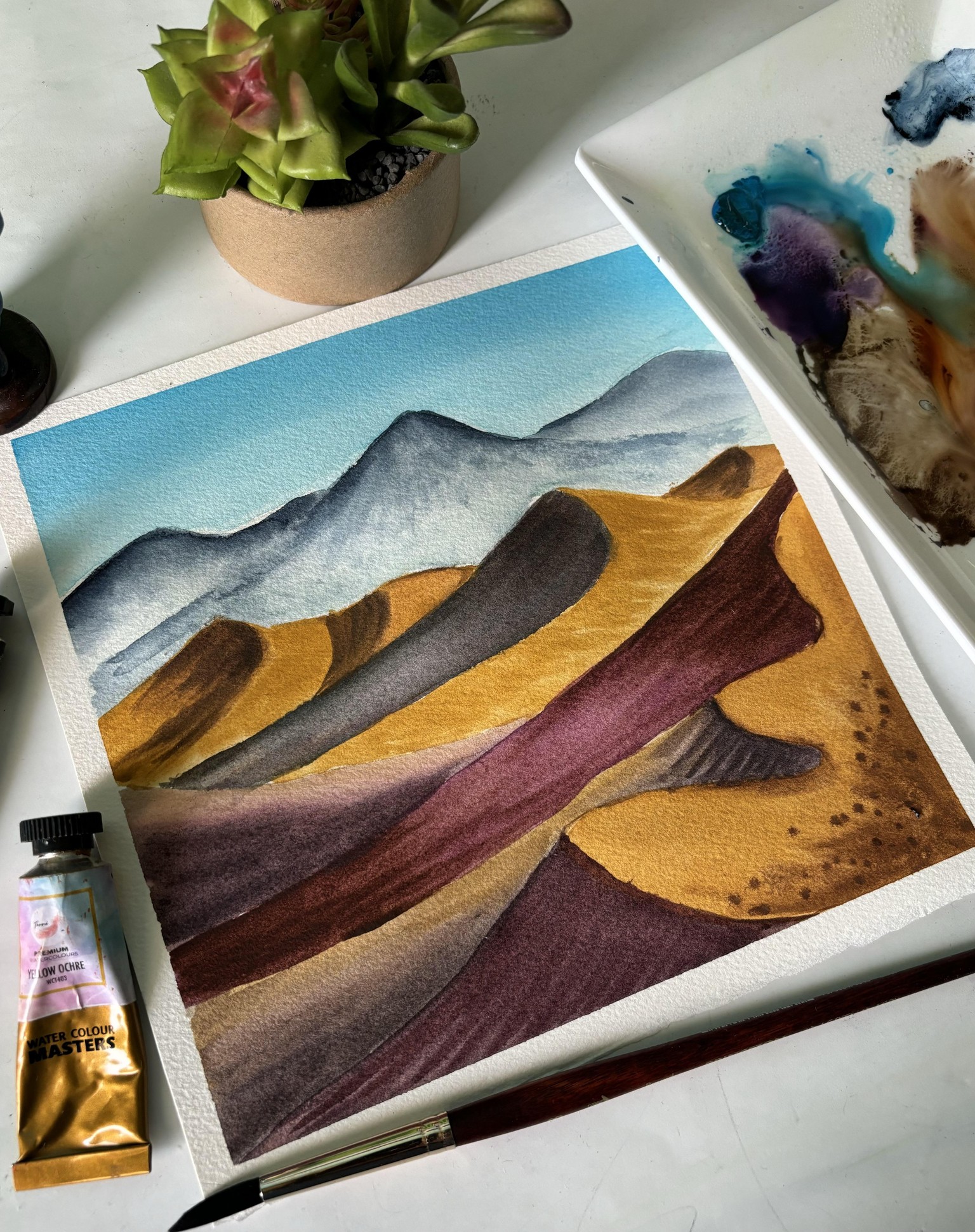 Desert painting - image 2 - student project