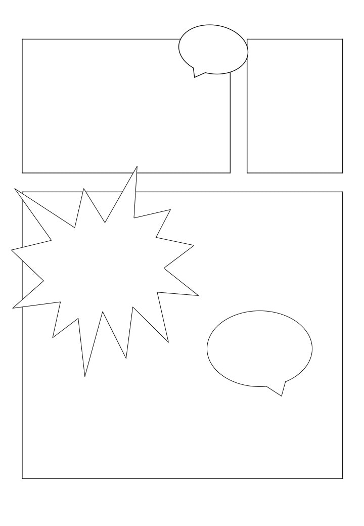 Comic Book Templates - image 1 - student project