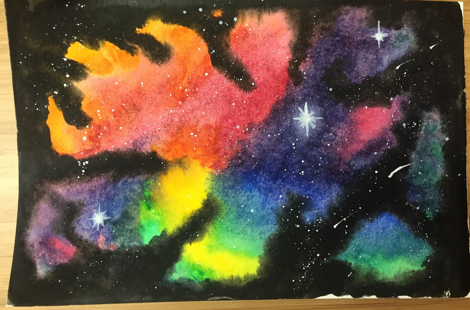 Practicing rainbow galaxy - image 2 - student project