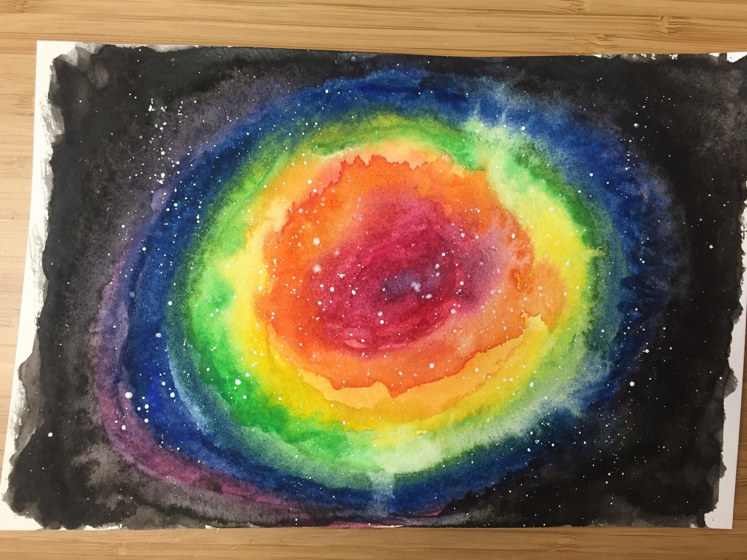 Practicing rainbow galaxy - image 1 - student project