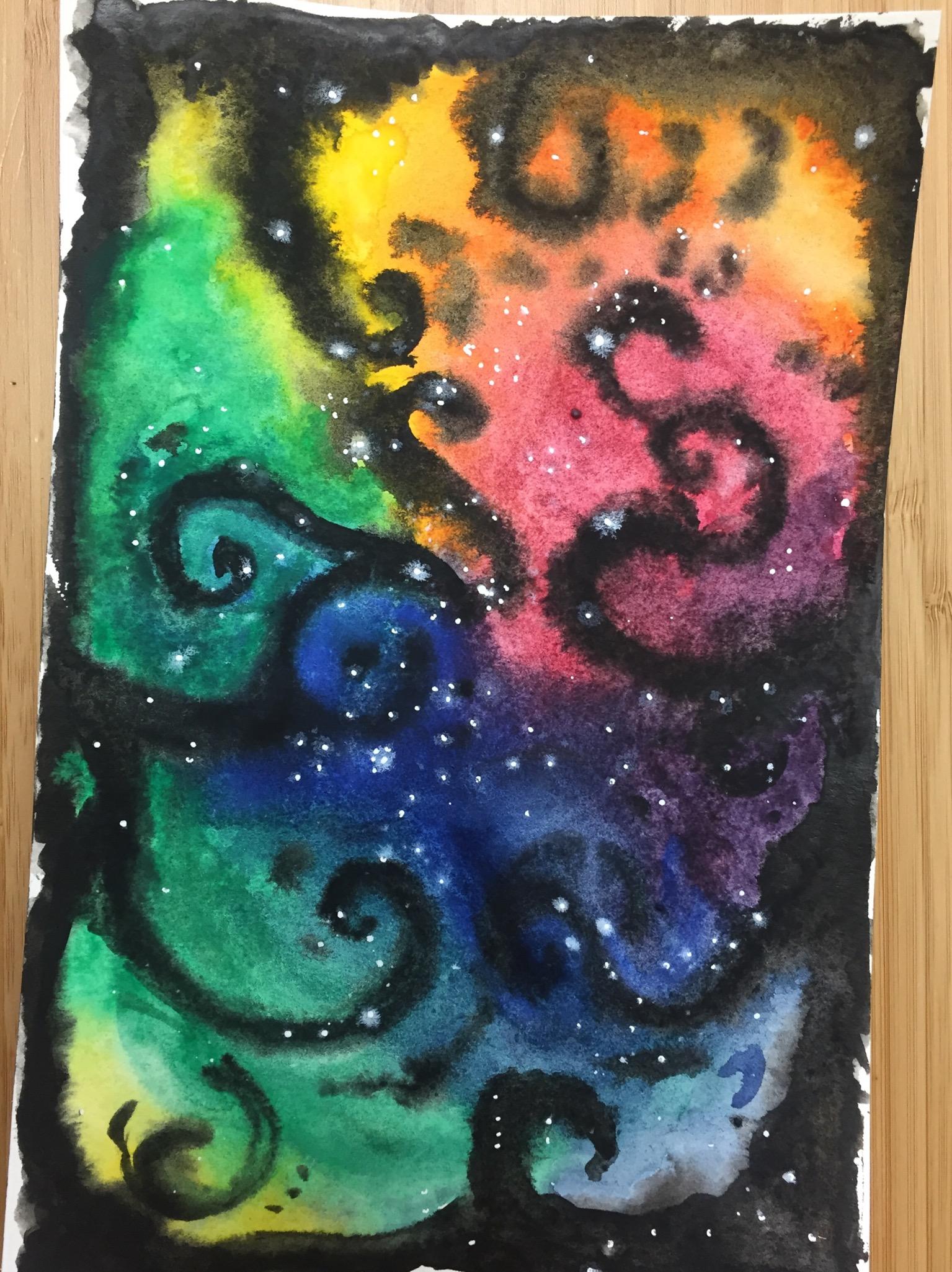 Practicing rainbow galaxy - image 3 - student project