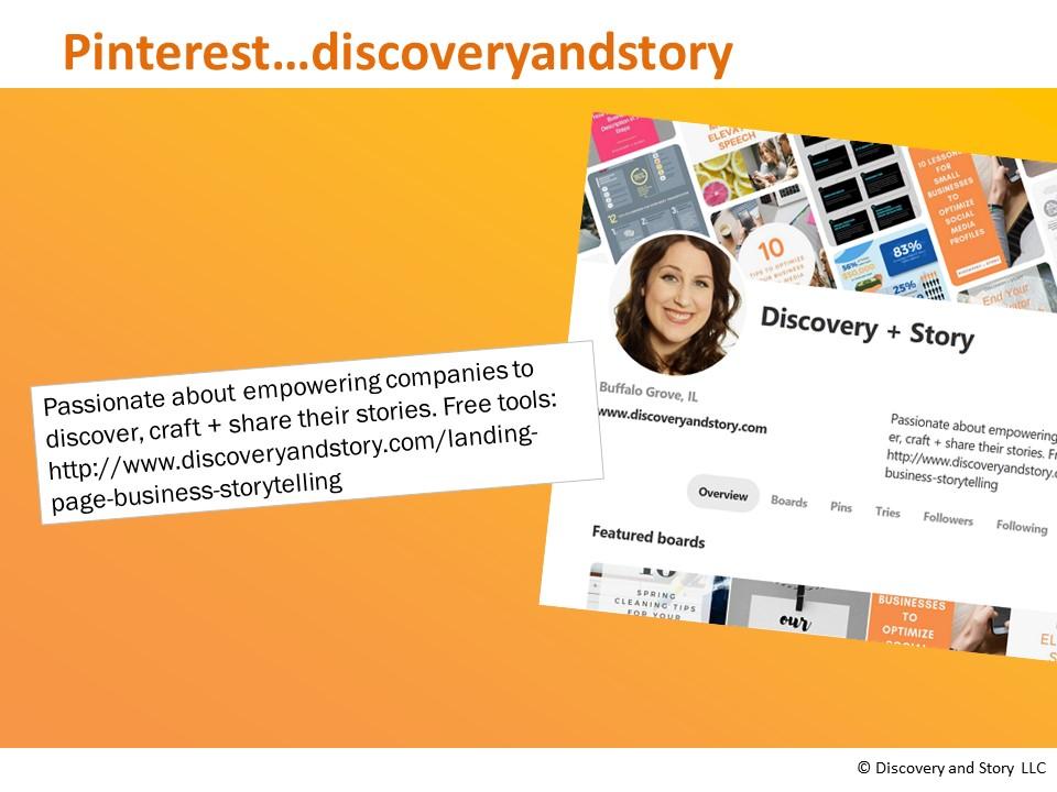 Discovery + Story Social Media Profiles - image 2 - student project