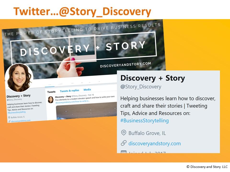 Discovery + Story Social Media Profiles - image 1 - student project