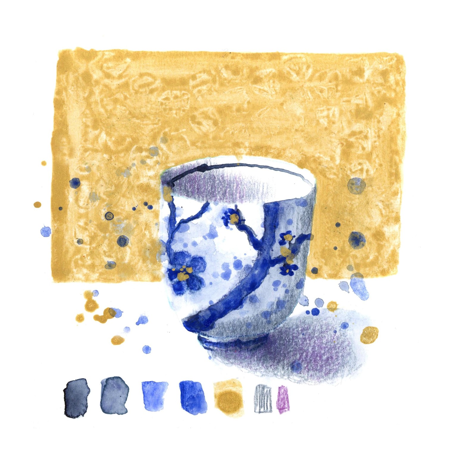 Mixed Media Tea Cup Party ! - image 5 - student project