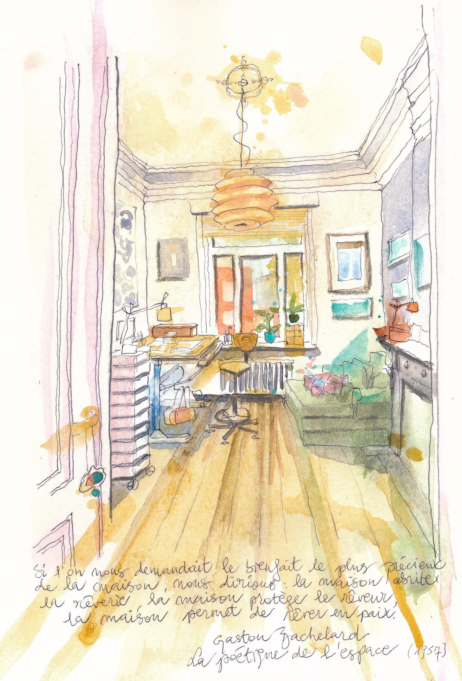 My drawing table and drawing room - image 1 - student project