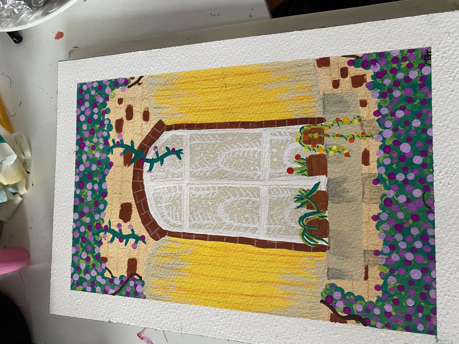 Draw with me: expressive sketching with gouache and colored pencils - image 1 - student project