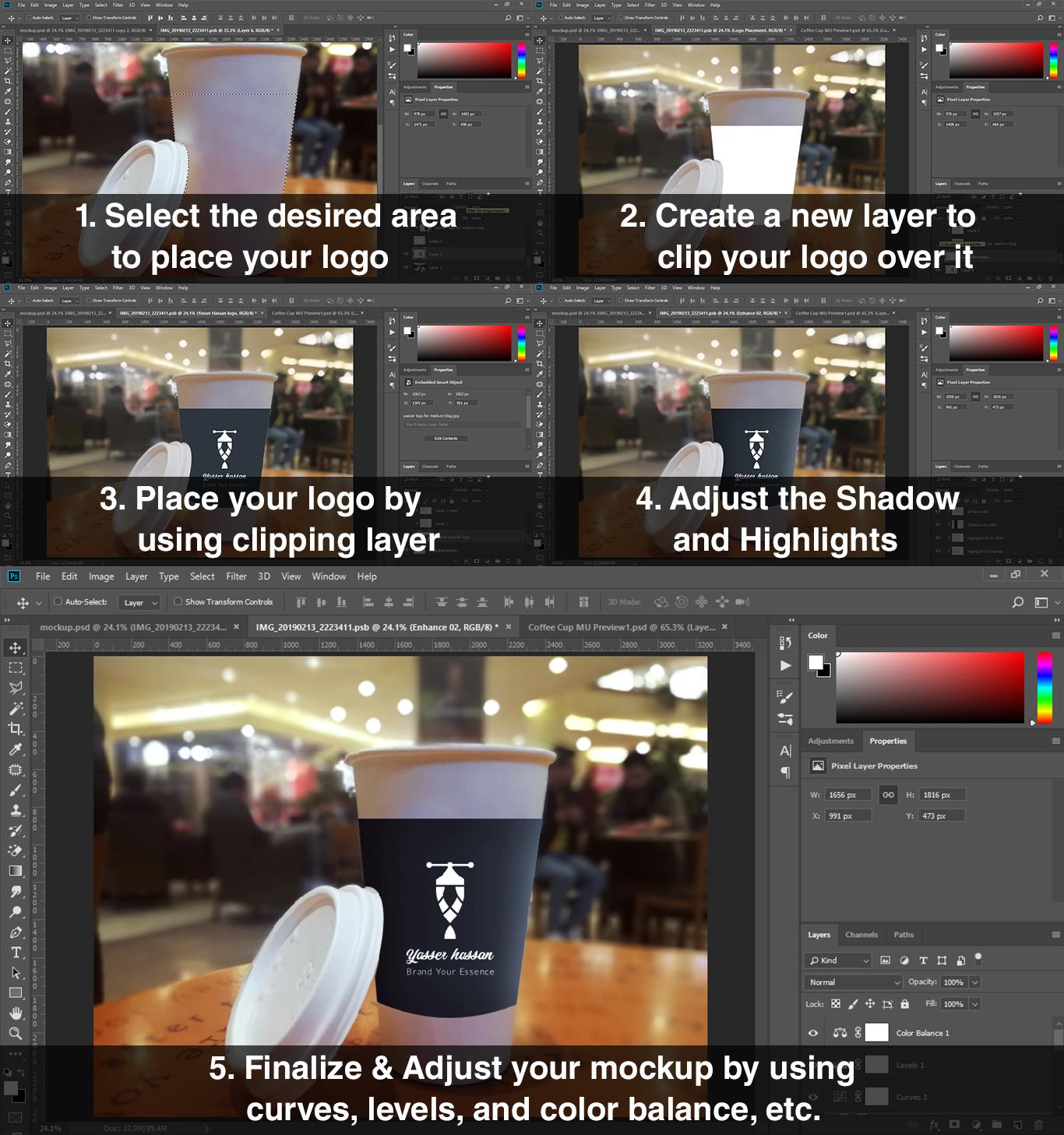 Take Away Coffee Mockup - image 2 - student project