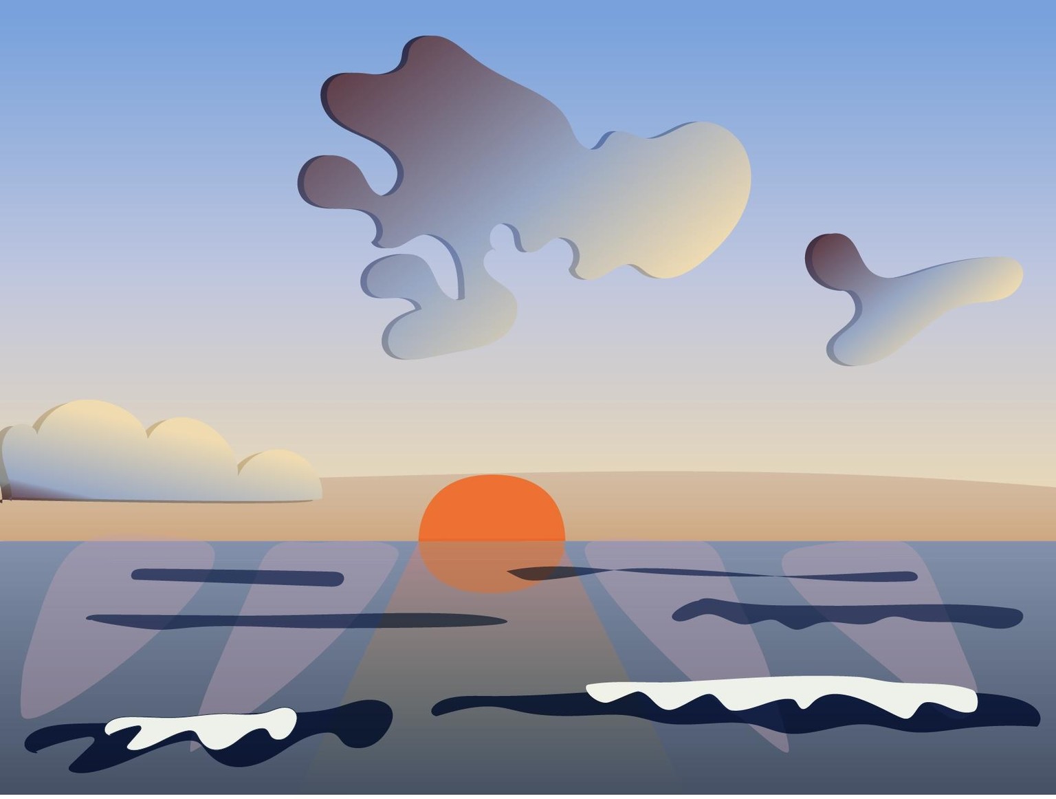 Husky madness and sea (instead of Lama) - image 3 - student project