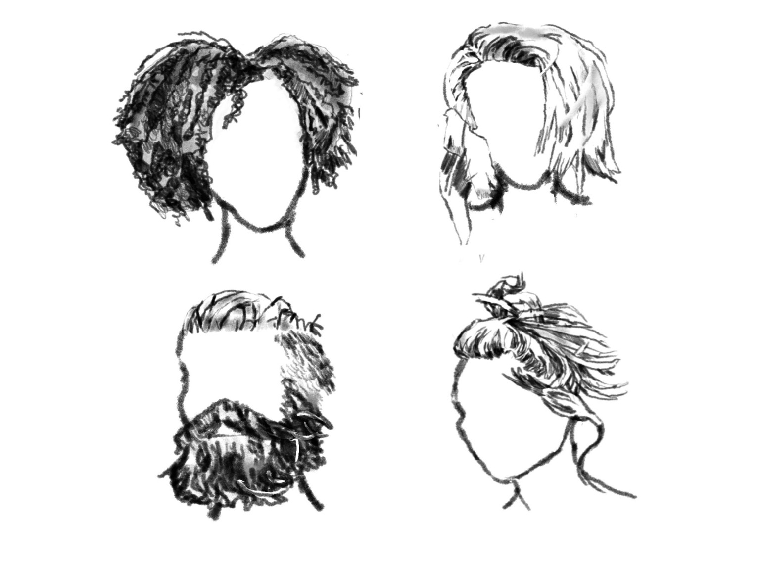 Different hairstyles - image 1 - student project