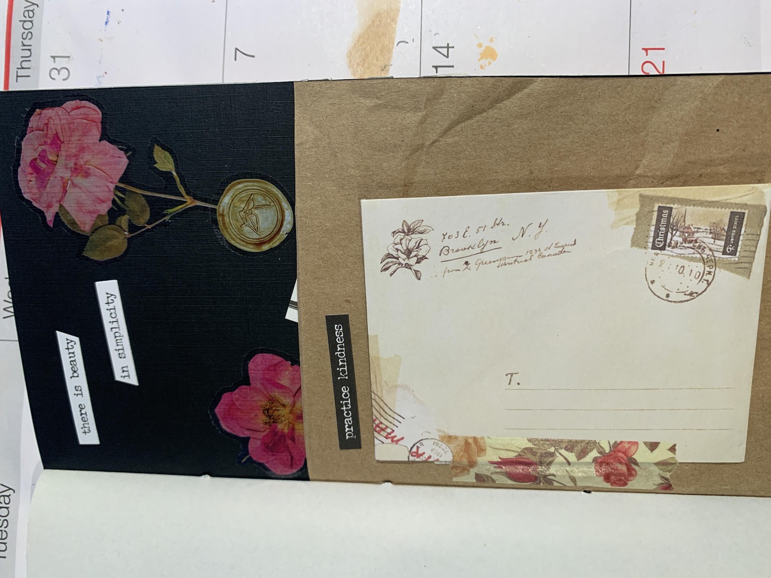 Heather's Gratitude journal pages - image 1 - student project