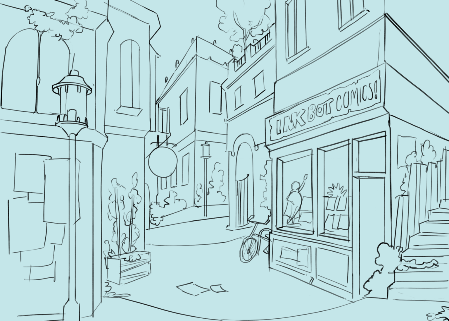 InkBot Comic Store - image 2 - student project