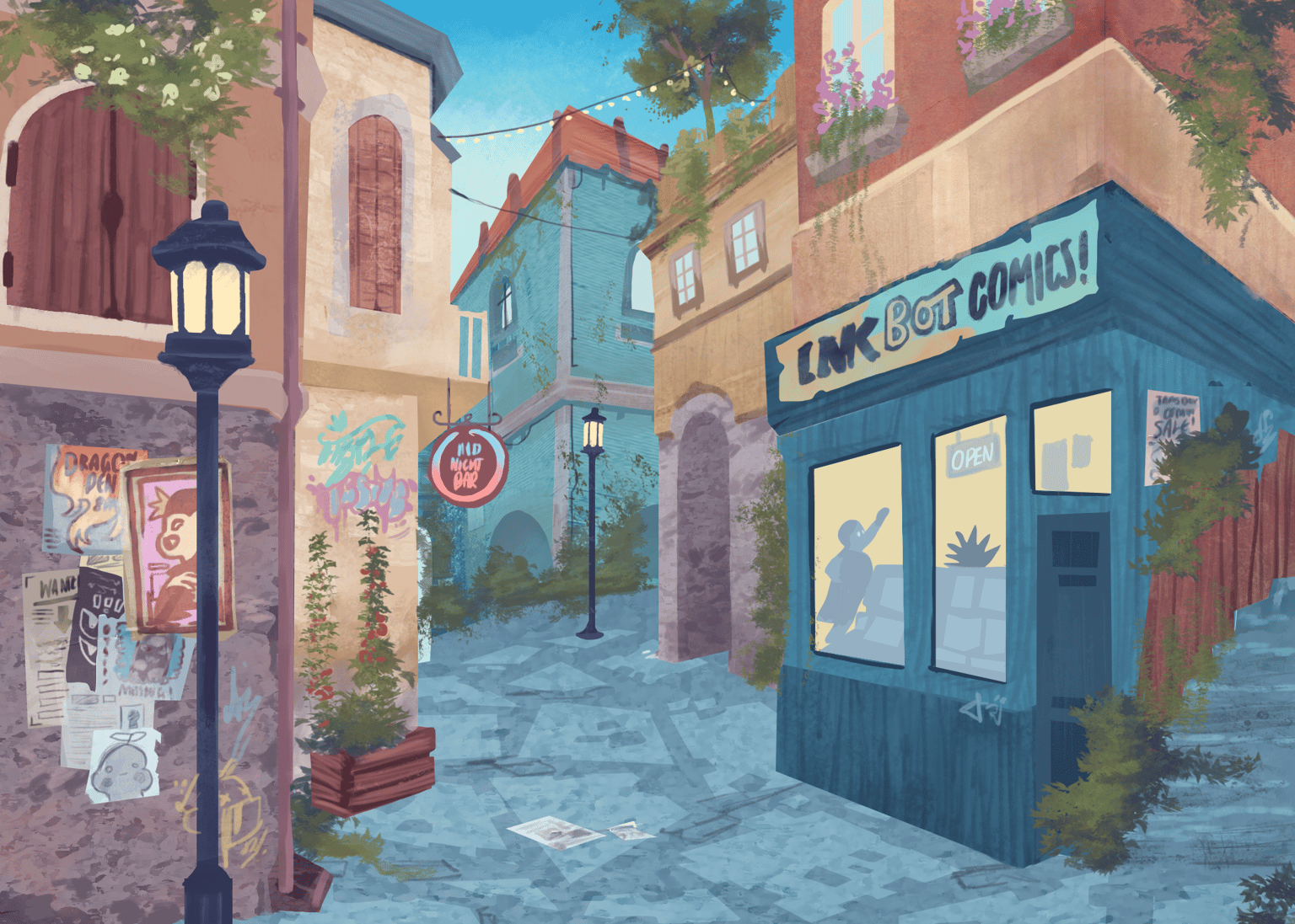 InkBot Comic Store - image 1 - student project