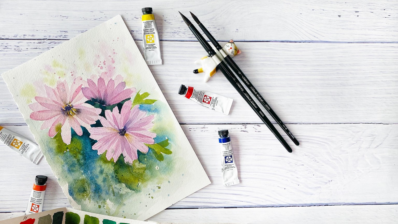African Daisies in Layering Technique - image 1 - student project