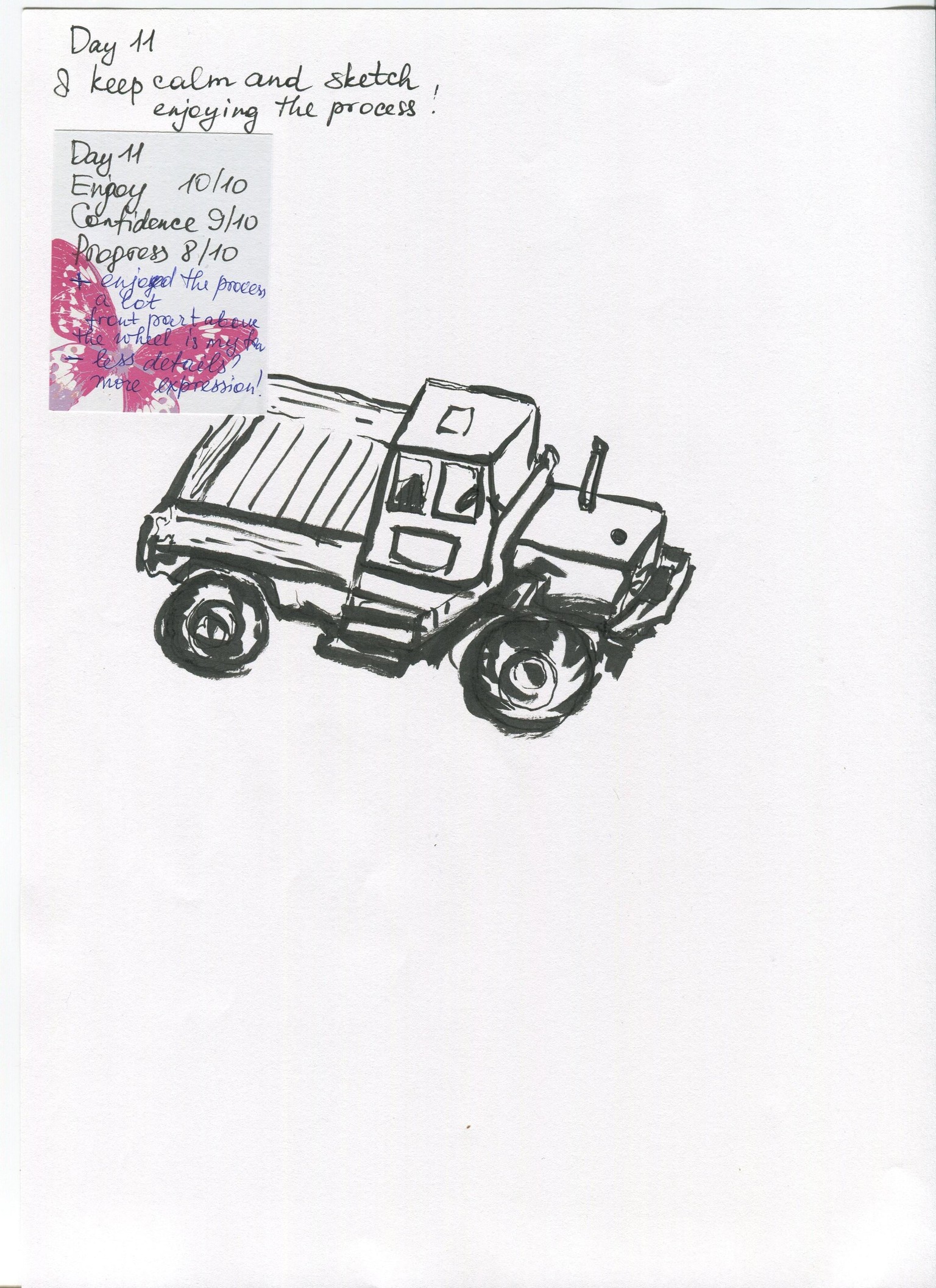 14 days of Sketching - image 14 - student project