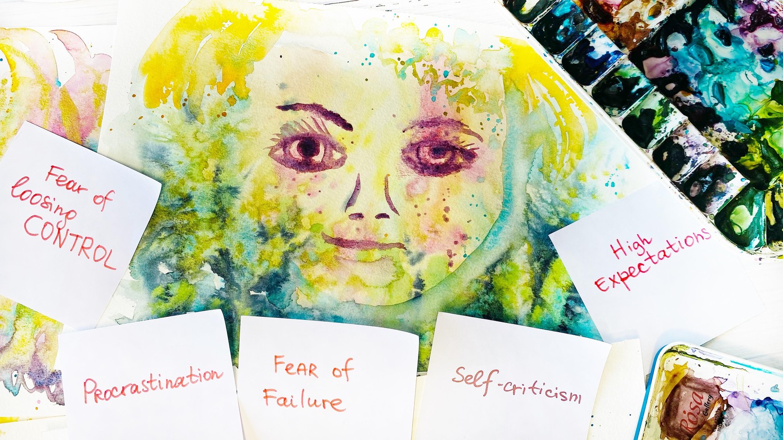 Watercolor Splatter Flowers and Embracing my Imperfections! - image 4 - student project