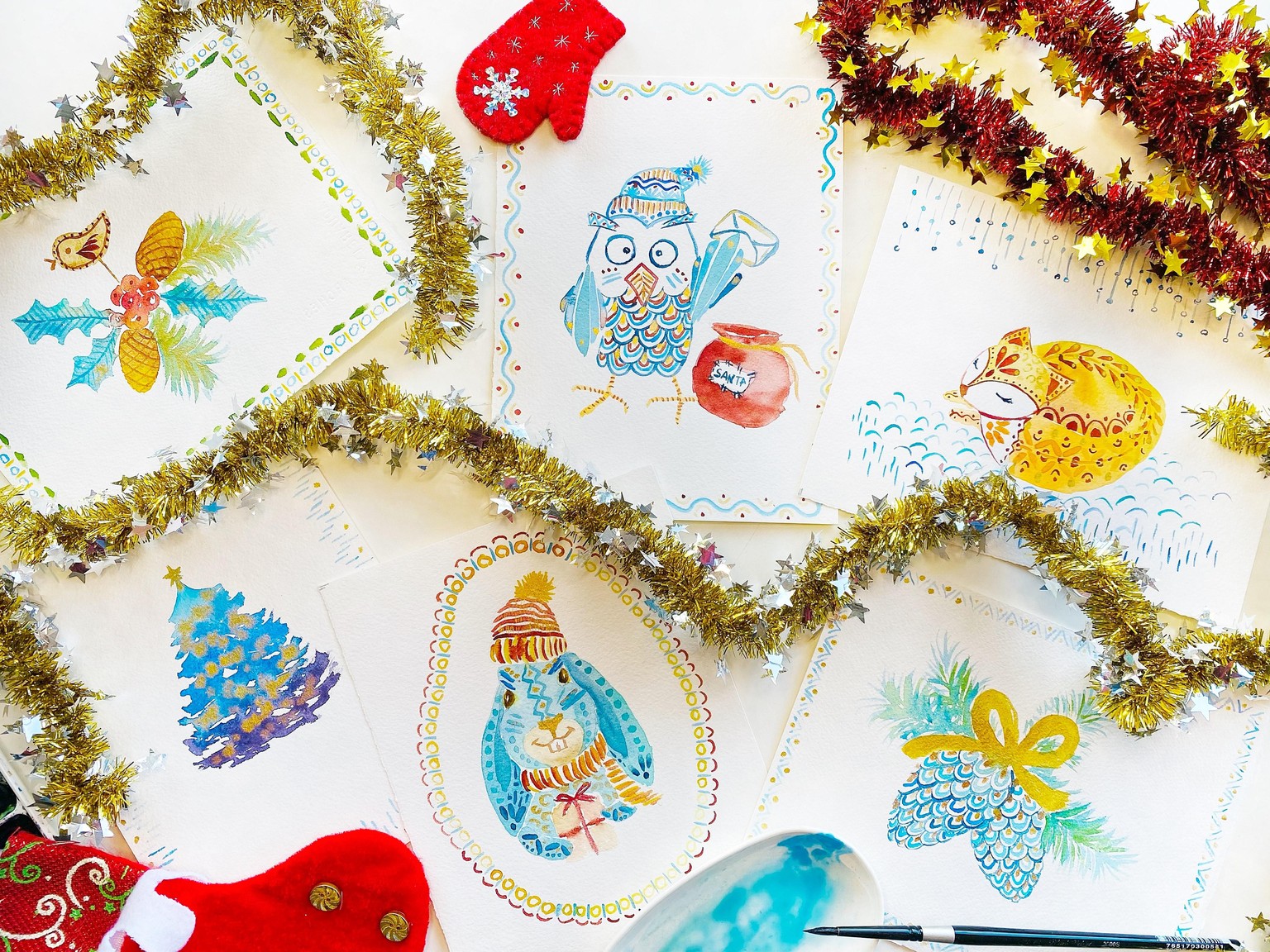 Winter Holiday cards - image 1 - student project