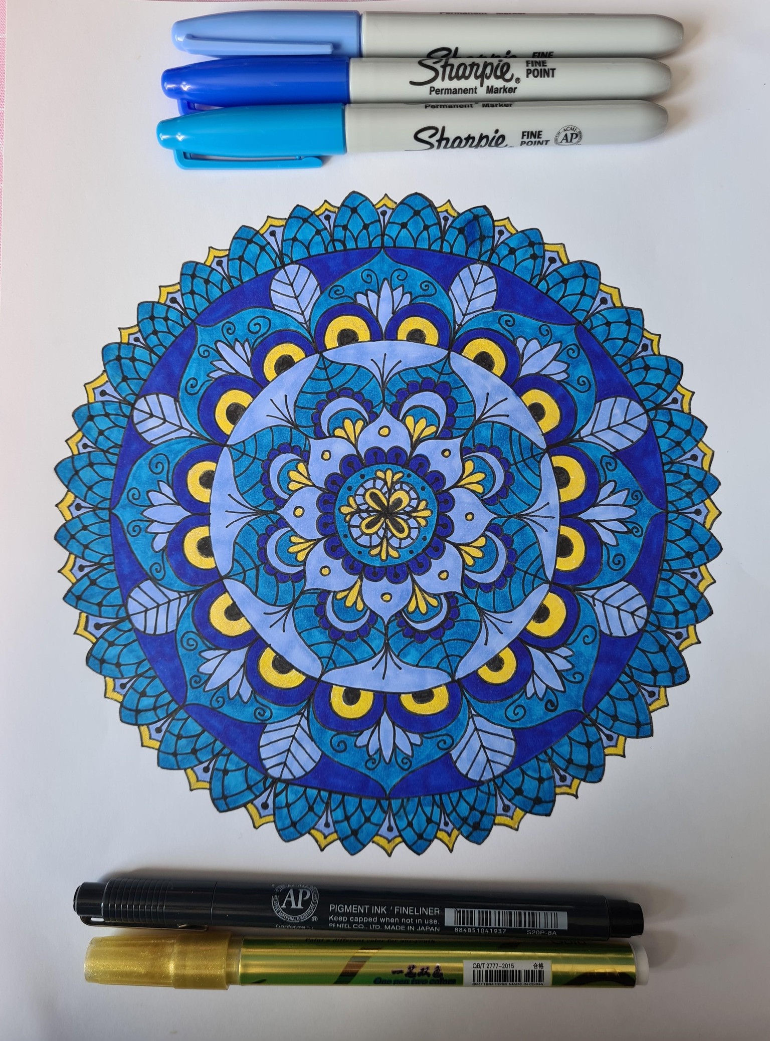 My very first Mandalas!! - image 2 - student project